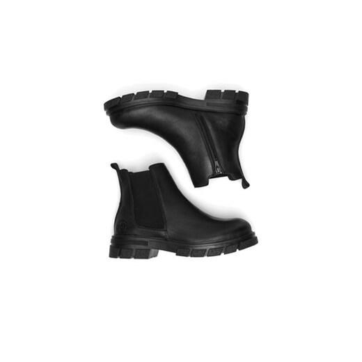 Botki Rieker Z9150-00 Czarny Rieker 36 eobuwie.pl
