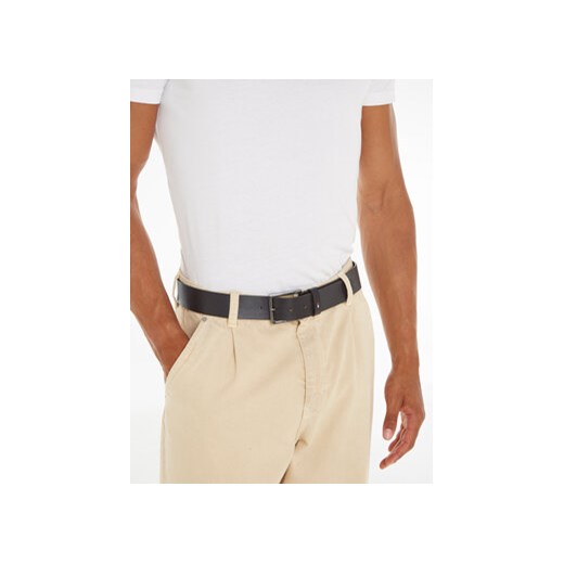 Pasek Męski Tommy Hilfiger Oliver 4.0 Ext AM0AM12299 Brązowy Tommy Hilfiger 80 eobuwie.pl