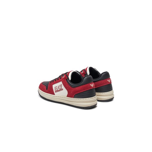 Sneakersy EA7 Emporio Armani X8X195 XK409 U269 Bordowy 42_23 eobuwie.pl