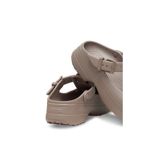 Klapki Crocs Classic Mary Jane Clog 210581 Brązowy Crocs 39_40 eobuwie.pl