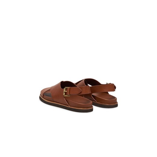 Sandały Polo Ralph Lauren 803961444001 Brązowy Polo Ralph Lauren 44 eobuwie.pl