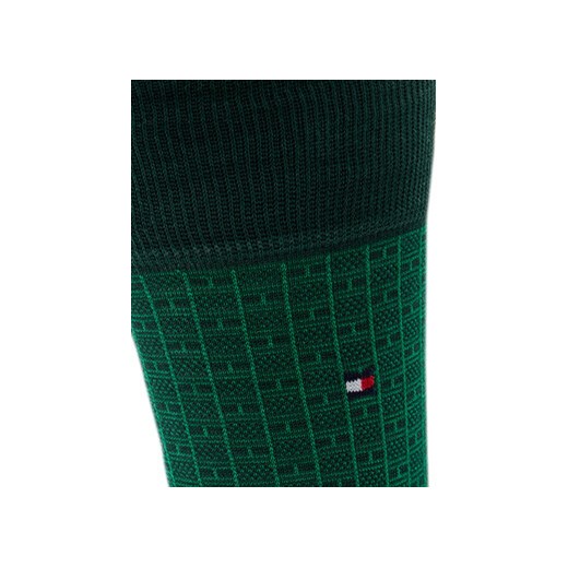 Skarpety Wysokie Męskie Tommy Hilfiger 701230606 Zielony Tommy Hilfiger 41_42 eobuwie.pl