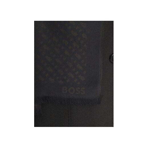 Szalik Boss Ledonio 50517765 Czarny 00 eobuwie.pl