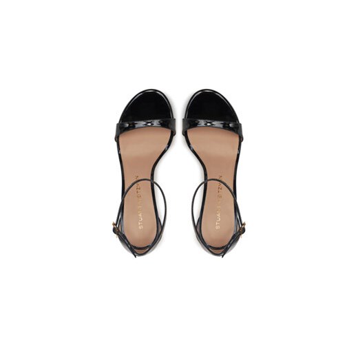 Sandały Stuart Weitzman Nudist II Sandal SJ995 Czarny Stuart Weitzman 39 eobuwie.pl