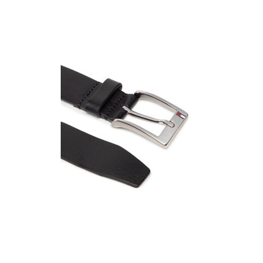 Pasek Męski Tommy Hilfiger New Aly Belt AM0AM08363 Czarny Tommy Hilfiger 105 eobuwie.pl