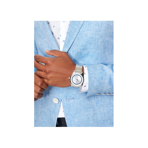 Zegarek Calvin Klein Gent Completion Sapphire KAM21146 Srebrny Calvin Klein 00 eobuwie.pl