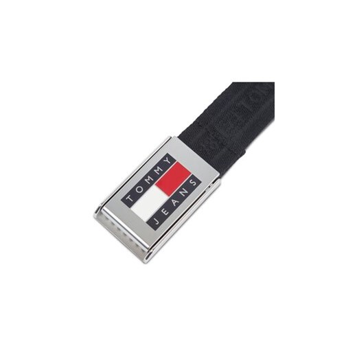 Pasek Męski Tommy Jeans Tjm Heritage Webbing 3.5 AM0AM12342 Czarny Tommy Jeans 85 eobuwie.pl