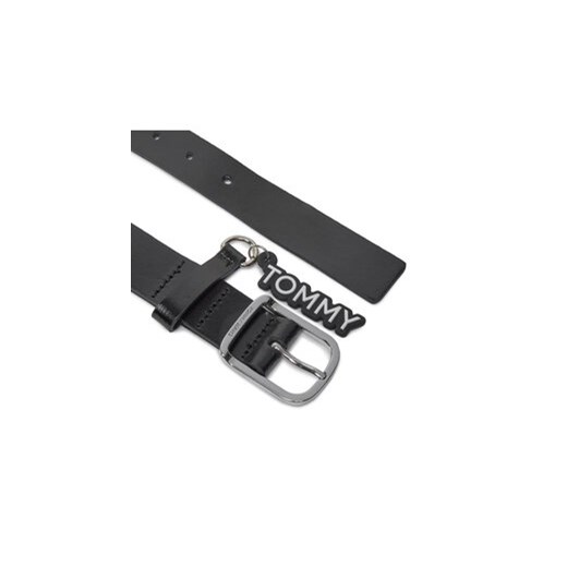 Pasek Damski Tommy Jeans Tjw City Girl Belt AW0AW16103 Czarny Tommy Jeans 75 eobuwie.pl