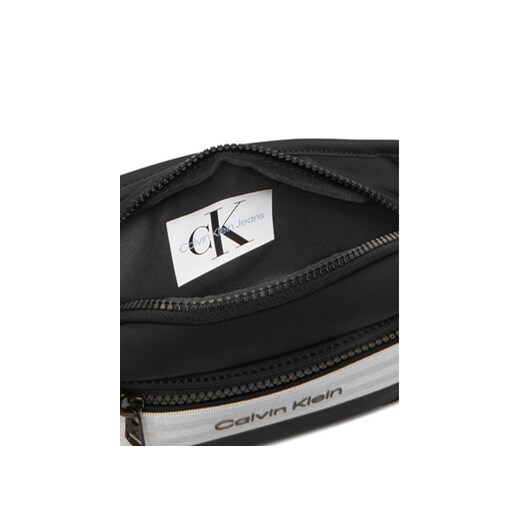 Saszetka nerka Calvin Klein Jeans Logo Waist Bag IU0IU00694 Czarny 00 eobuwie.pl