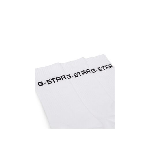 Skarpety G-Star Raw AS_G_STAR_001W_SS25 (3-PACK) Biały 35_38 eobuwie.pl