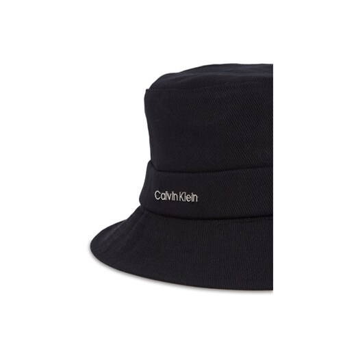 Kapelusz Calvin Klein Back Tie Bucket K60K613161 Czarny Calvin Klein 00 eobuwie.pl
