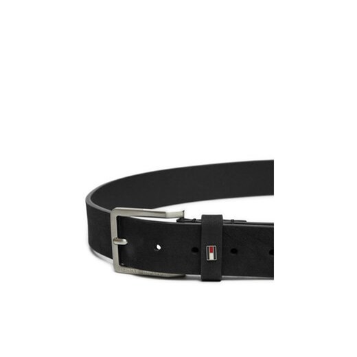 Pasek Męski Tommy Hilfiger Oliver Nubuck 3.5 AM0AM13019 Czarny Tommy Hilfiger 90 eobuwie.pl