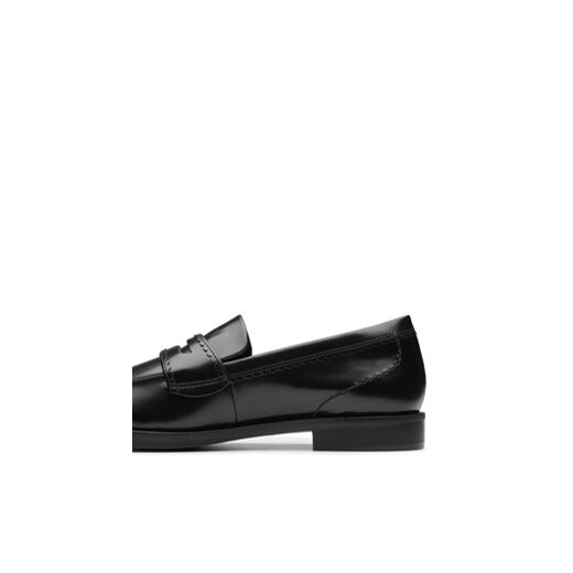 Mokasyny Clarks Straven Edge 26181277 Czarny Clarks 40 eobuwie.pl