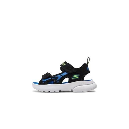 Sandały Skechers Razor Splash- 406513L/BBLM Czarny Skechers 35_5 eobuwie.pl