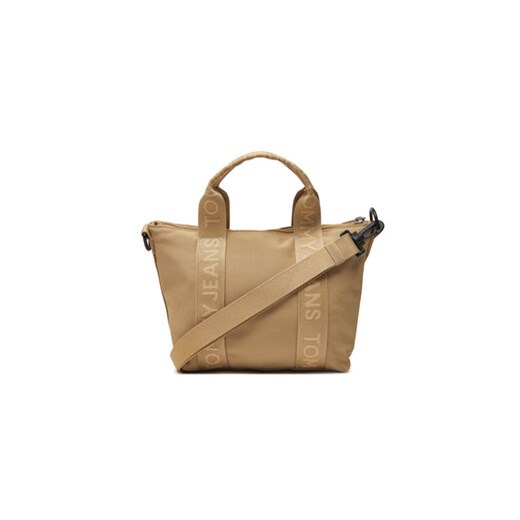 Torebka Tommy Jeans Tjw Ess Daily Mini Tote AW0AW17288 Beżowy Tommy Jeans 00 eobuwie.pl
