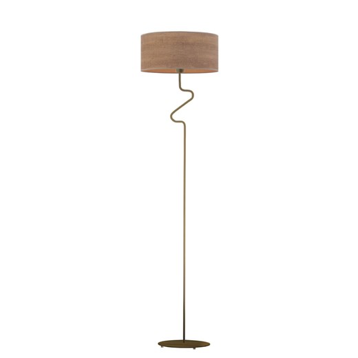 Chromowana lampa podłogowa w nowoczesnym stylu MORONI ECO ze sklepu Lysne w kategorii Lampy podłogowe - zdjęcie 181814537