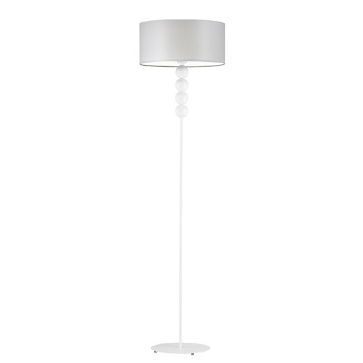 Biała lampa stojąca z abażurem BERMUDY ze sklepu Lysne w kategorii Lampy podłogowe - zdjęcie 181814625