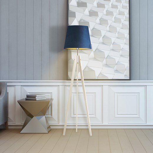 Nowoczesna lampa stojąca na 3 nogach ARUBA VELUR ze sklepu Lysne w kategorii Lampy podłogowe - zdjęcie 181814729