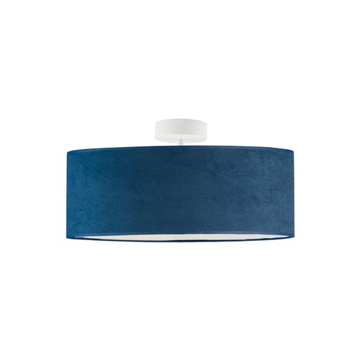 Nowoczesny plafon sufitowy WENECJA VELUR fi - 50 cm kolor granatowy ze sklepu Lysne w kategorii Lampy sufitowe - zdjęcie 181815078