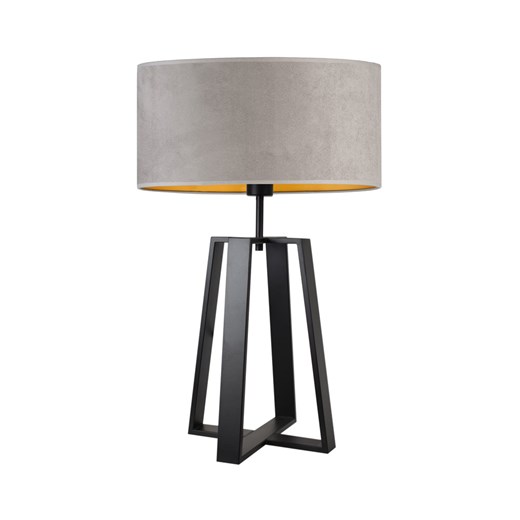 Designerska lampa stołowa w stylu skandynawskim THOR VELUR z szarym abażurem - id: 10446 - marki Ciekot Partners Sp. Z O. O. - 181815138 Designerska lampa stołowa w stylu skandynawskim THOR VELUR z szarym abażurem ze sklepu Lysne w kategorii Lampy stołowe - zdjęcie 181815138