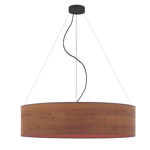 Żyrandol do sypialni PORTO ECO fi - 80 cm - kolor kasztanowy ze sklepu Lysne w kategorii Lampy wiszące - zdjęcie 181816818