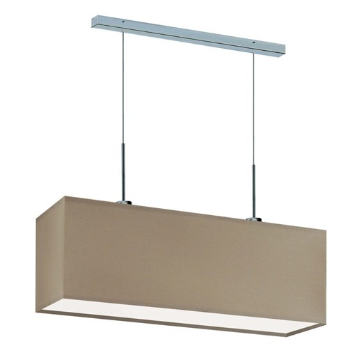 Beżowa lampa wisząca podłużna LED do kuchni MILOS ze sklepu Lysne w kategorii Lampy wiszące - zdjęcie 181816988