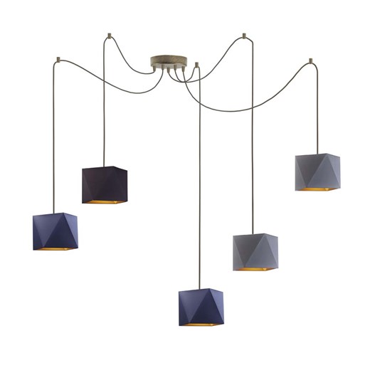 Lampa wisząca z regulacją wysokości KANO D5 GOLD ze sklepu Lysne w kategorii Lampy wiszące - zdjęcie 181817347