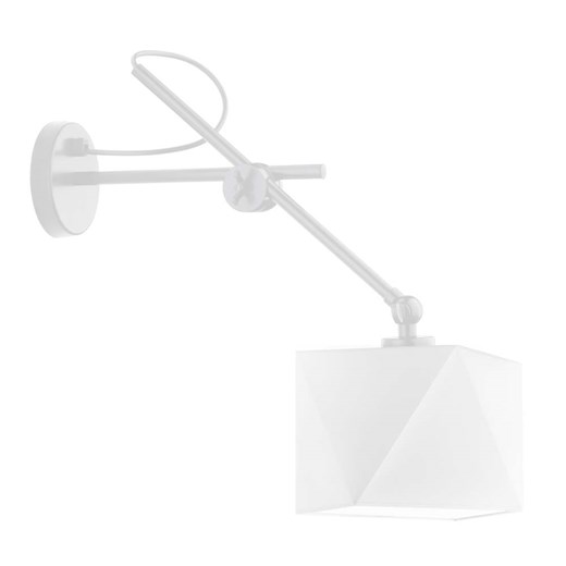 Biały lampa ścienna na wysięgniku ruchomym TIRANA ze sklepu Lysne w kategorii Lampy ścienne - zdjęcie 181817639