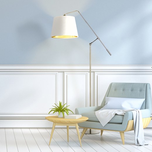 Nowoczesna lampa podłogowa z regulowanym ramieniem FOYA GOLD ze sklepu Lysne w kategorii Lampy podłogowe - zdjęcie 181817865