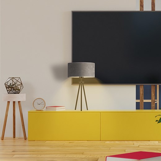 Lampka nocna z abażurem ALTA VELUR ze sklepu Lysne w kategorii Lampy stołowe - zdjęcie 181817917