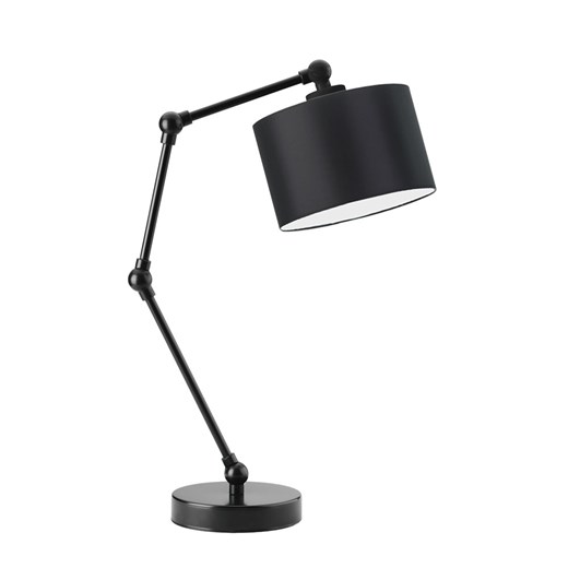 Czarna lampka biurkowa z abażurem ASMARA ze sklepu Lysne w kategorii Lampy stołowe - zdjęcie 181818145