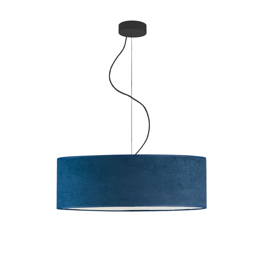 Regulowana lampa do jadalni HAJFA VELUR fi - 60 cm kolor granatowy ze sklepu Lysne w kategorii Lampy wiszące - zdjęcie 181818207