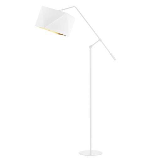 Biała lampa podłogowa z regulacją COLMA GOLD ze sklepu Lysne w kategorii Lampy podłogowe - zdjęcie 181818545