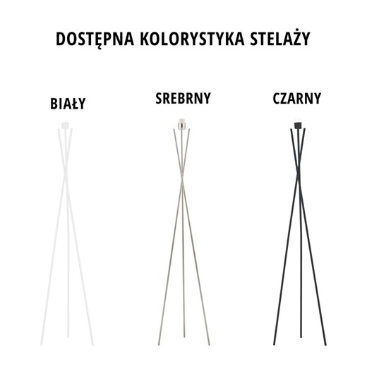Lampa podłogowa trójnóg PARYŻ MARMUR ze sklepu Lysne w kategorii Lampy podłogowe - zdjęcie 181818575