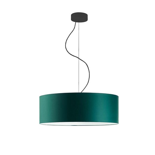 Szmaragdowa lampa wisząca do salonu HAJFA fi - 50 cm - kolor zieleń butelkowa ze sklepu Lysne w kategorii Lampy wiszące - zdjęcie 181818617
