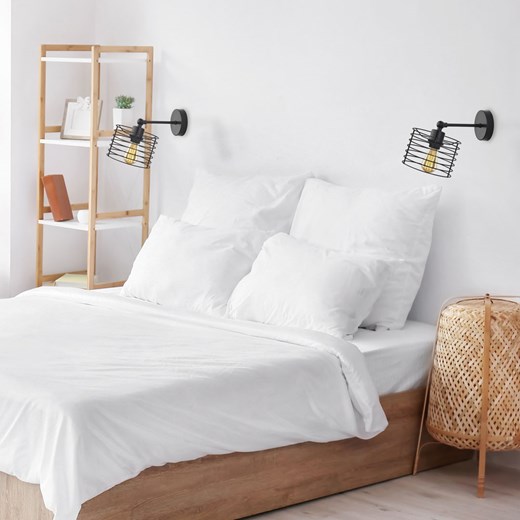 Czarna lampa ścienna w stylu industrialnym RODOS LOFT ze sklepu Lysne w kategorii Lampy ścienne - zdjęcie 181818639