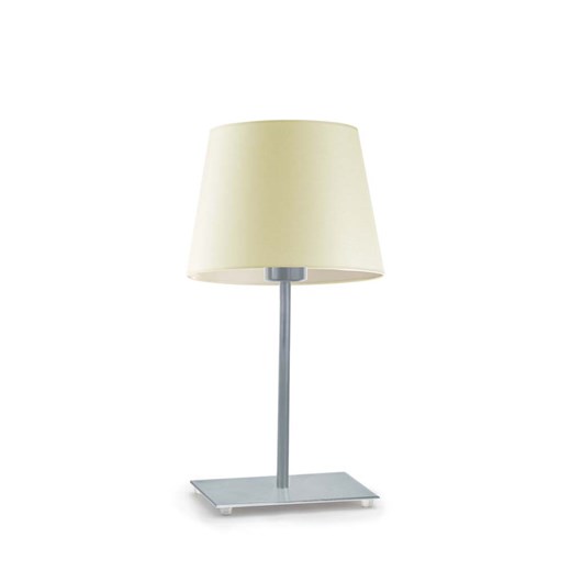 Lampa nocna na stolik GENUA kremowy abażur ze sklepu Lysne w kategorii Lampy stołowe - zdjęcie 181819549