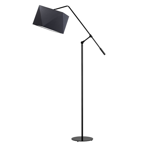 Czarna lampa stojąca na wysięgniku COLMA ze sklepu Lysne w kategorii Lampy podłogowe - zdjęcie 181819749
