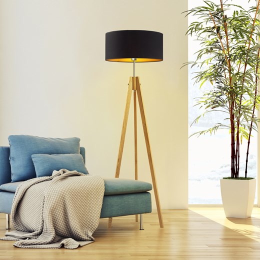 Lampa podłogowa na trzech nogach HAITI GOLD ze sklepu Lysne w kategorii Lampy podłogowe - zdjęcie 181820378