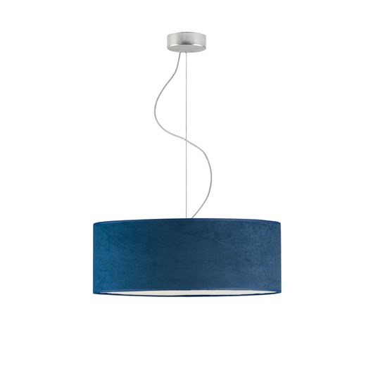 Zwis w nowoczesnym stylu HAJFA VELUR fi - 50 cm kolor granatowy ze sklepu Lysne w kategorii Lampy wiszące - zdjęcie 181823458