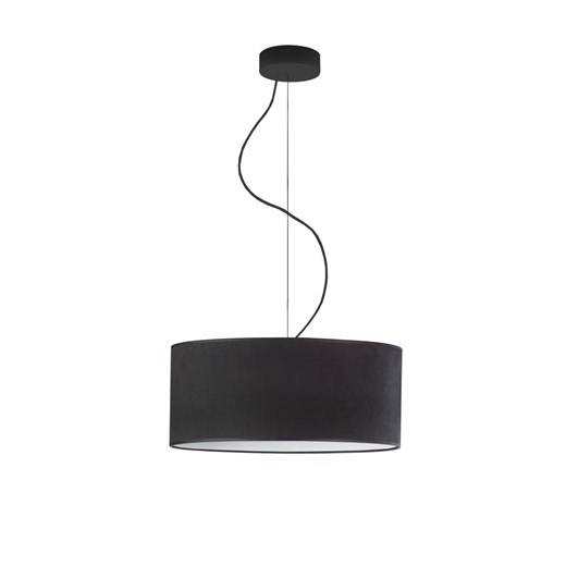 Regulowana lampa wisząca HAJFA VELUR fi - 40 cm - kolor czarny ze sklepu Lysne w kategorii Lampy wiszące - zdjęcie 181824537