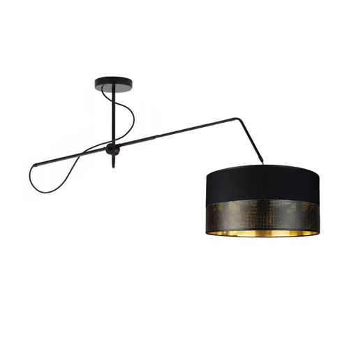 Asymetryczna lampa sufitowa na wysięgniku RIO GLAM w kolorze czarnym ze sklepu Lysne w kategorii Lampy sufitowe - zdjęcie 181824849