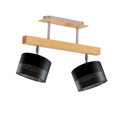 Drewniana lampa sufitowa o geometrycznej formie EPIR GLAM z regulacją kąta padania światła ze sklepu Lysne w kategorii Lampy wiszące - zdjęcie 181825389