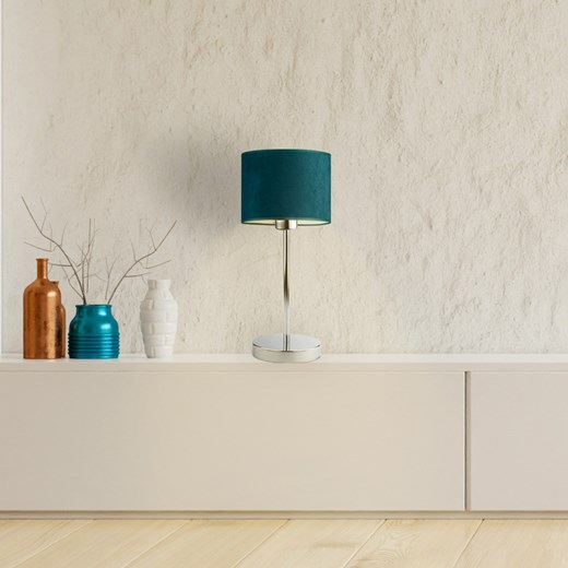 Nowoczesna lampka nocna do salonu NICEA VELUR ze sklepu Lysne w kategorii Lampy stołowe - zdjęcie 181825446