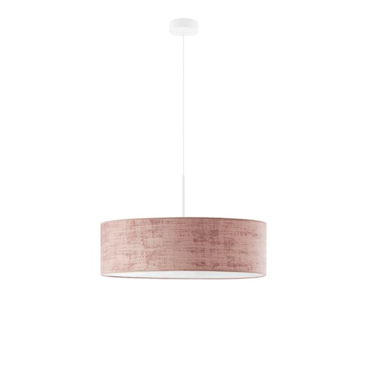 Lampa sufitowa z regulowaną wysokością SINTRA VELUR fi - 60 cm kolor różowy ze sklepu Lysne w kategorii Lampy sufitowe - zdjęcie 181826555