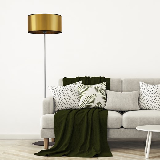 Złota lampa stojąca do salonu SOFIA MIRROR ze sklepu Lysne w kategorii Lampy podłogowe - zdjęcie 181827125