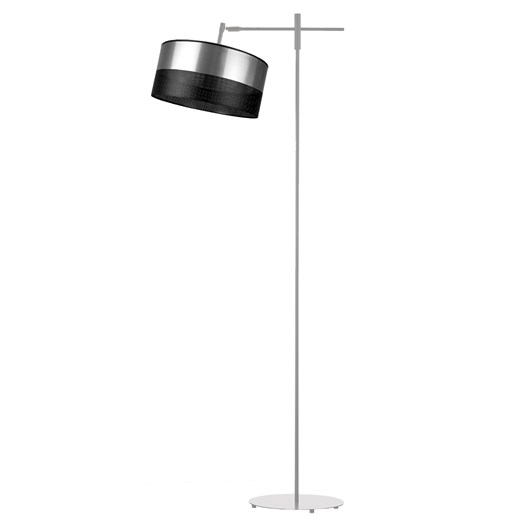 Srebrna lampa podłogowa z możliwością regulacji MELTON GLAM ze sklepu Lysne w kategorii Lampy podłogowe - zdjęcie 181827607