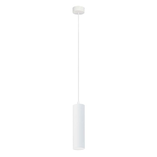 Biała lampa wisząca BEJRUT z kloszem w kształcie tuby ze sklepu Lysne w kategorii Lampy wiszące - zdjęcie 181829369