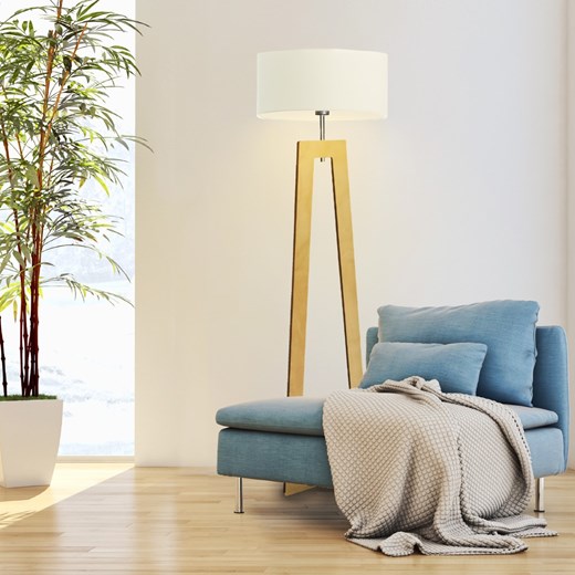 Lampa stojąca drewniana BALI ze sklepu Lysne w kategorii Lampy podłogowe - zdjęcie 181830315