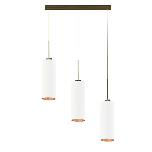 Potrójna lampa wisząca BORNEO GOLD nad stół ze sklepu Lysne w kategorii Lampy wiszące - zdjęcie 181831385